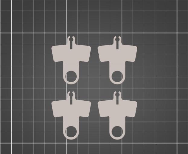 Brake pad spacer