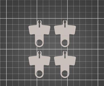 Brake pad spacer