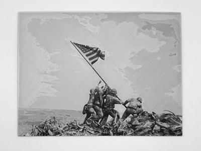 Hueforge Raising the Flag on Iwo Jima