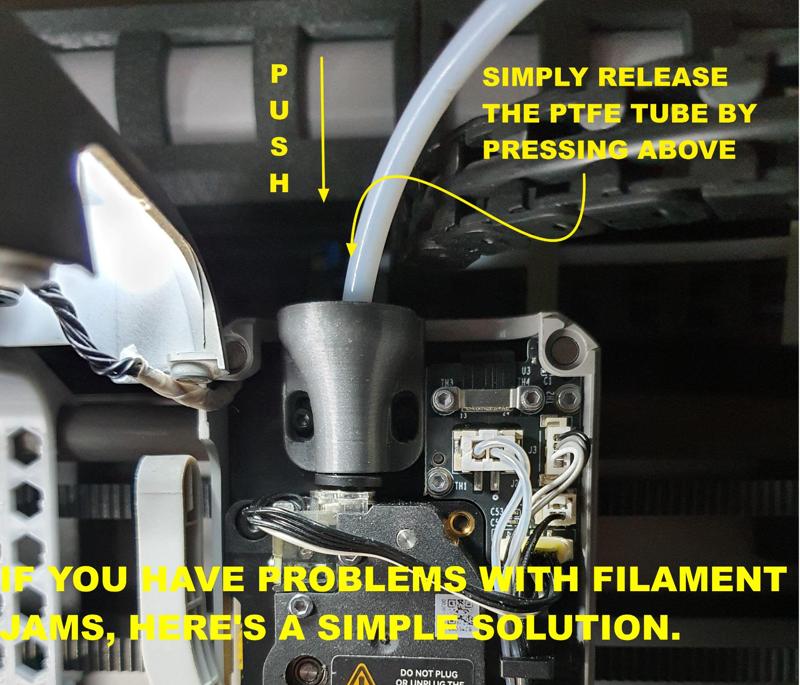 Hotend - Toolhead PTFE Guide