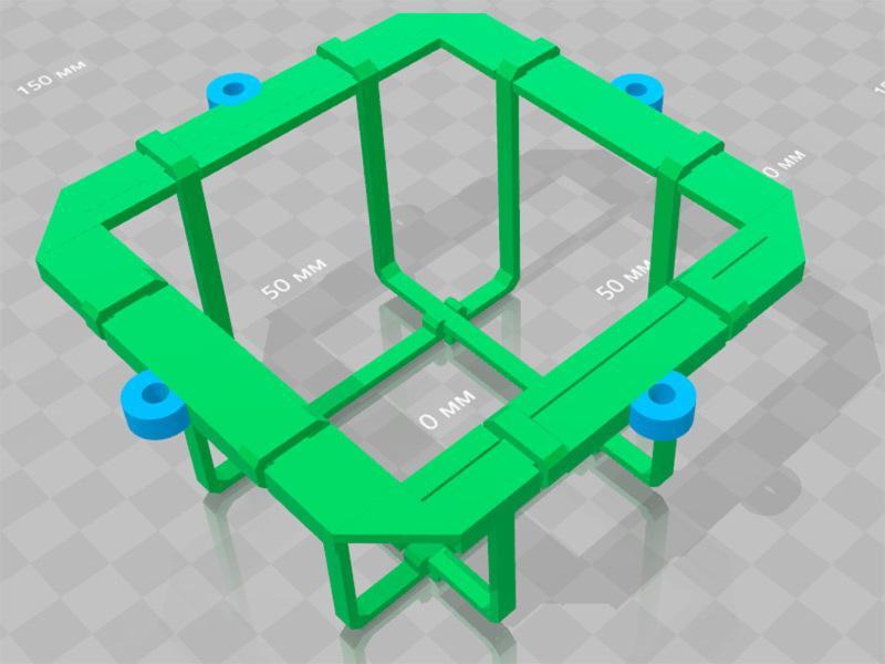 Aqua Pot Puzzle 75 mm 4 DWC System