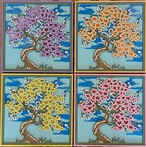 Sakura (Cherry Blossom) Tree - Picture and Frame