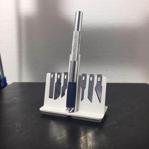 2x1GridfinityHobbyKnifeStand.stl
