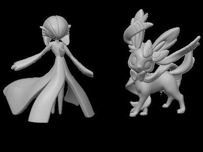 Pokemon Gardevoir and Sylveon (NO AMS REQUIRED)