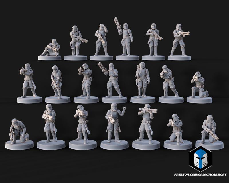 1:48 Scale Shoretroopers - 3D Print Files