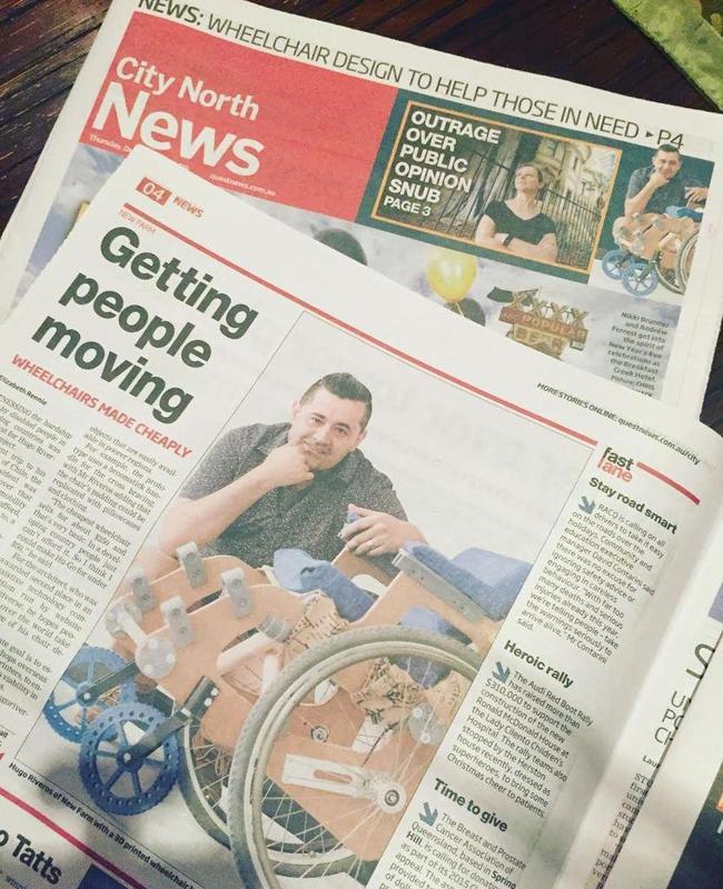 Wheelchair for people in third world countries 'HU-GO'