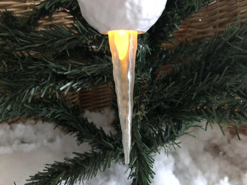 Tealight Icicle Ornament