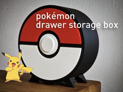 Pokémon Drawer Storage Box