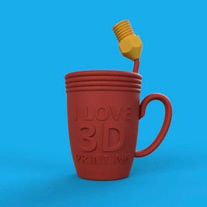 Remix of "I Love 3D Printing" Remixing Mug