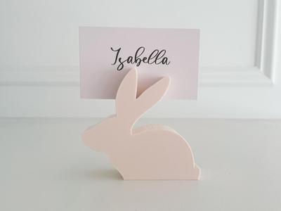 Easter Bunny Name Place Card Holder