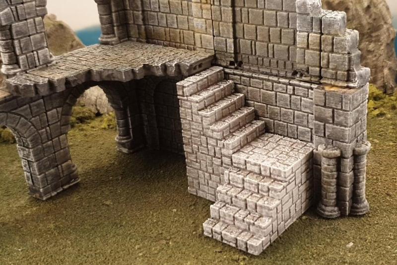 Ulvheim B3 - Stairs for the ruins