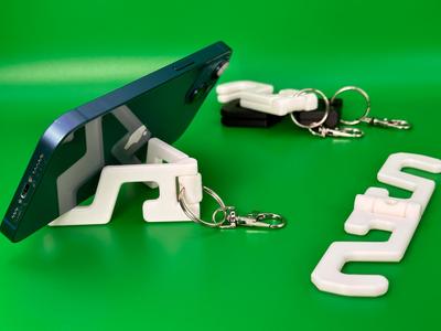 Heavy Duty Phone stand & Hook - Print in Place