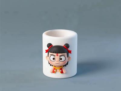 Nezha the Demon Child - Pen Holder, Print-in-Place, for A1 mini