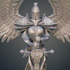 Kayle the Judicator 3D Printing Figurine | Static