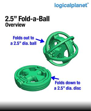 Fold-a-Ball - A foldable ball that fits in your pocket