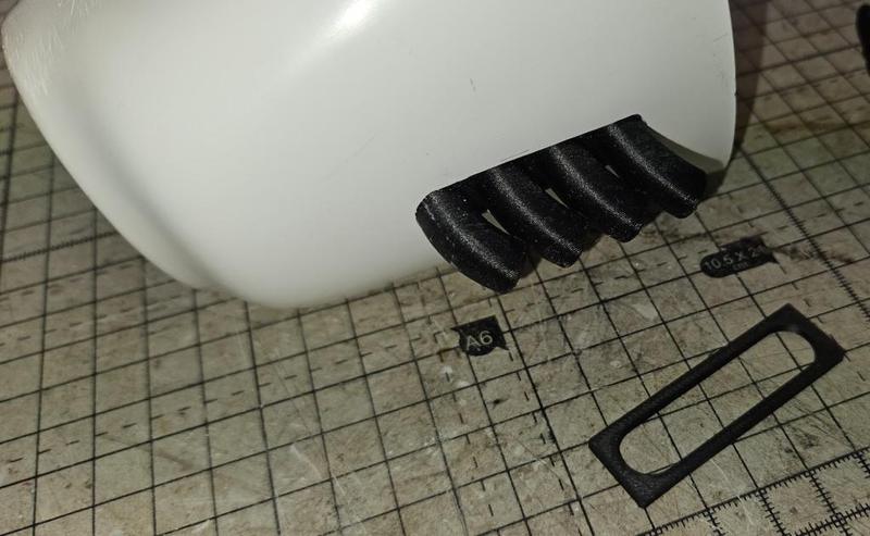 Model aeroplane exhaust vents