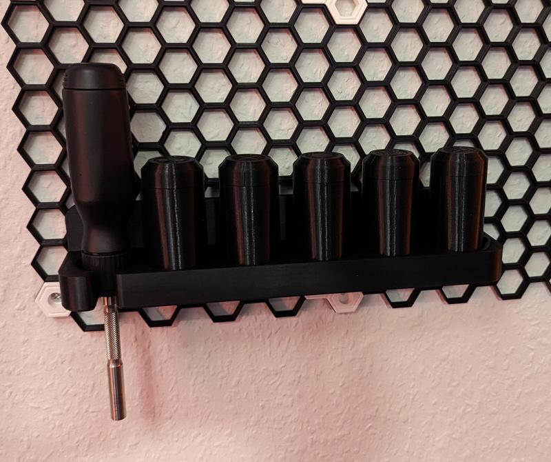 LTT Screwdriver Holder (Honycomb Storage Wall) [UPDATED]