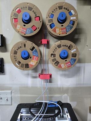 Wall Mount Filament Spool System