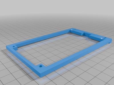 Display bezel & mount for 4" TFT display