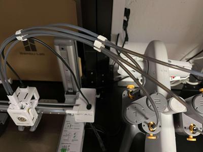 Klips na bowden pro A1/A1 mini s AMS lite