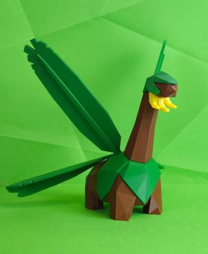 Tropius Low Poly Pokemon