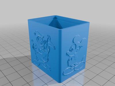 lightbox base lithophane cartoons