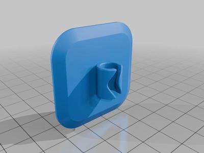 Cable holder with a larger base