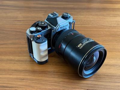 Nikon FM2 grip with shutter button