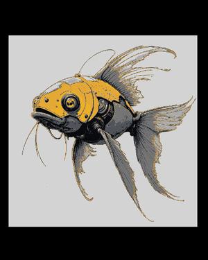 Now they are using Goldfish to monitor us!! - Hueforge Art