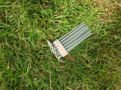 Tent peg holder