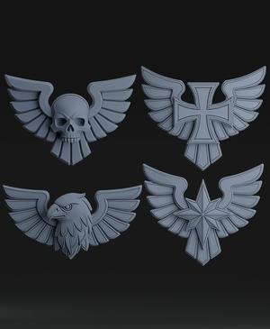 Imperial winged relics + Free dragon warhammer - Tabletop wargame rpg props