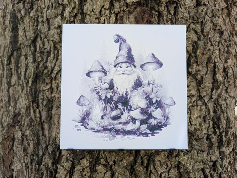 Gnome Life - Mushroom Picking Filament Painting