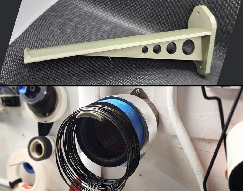 Tape Roll Holder Stacked Wall-Mounted