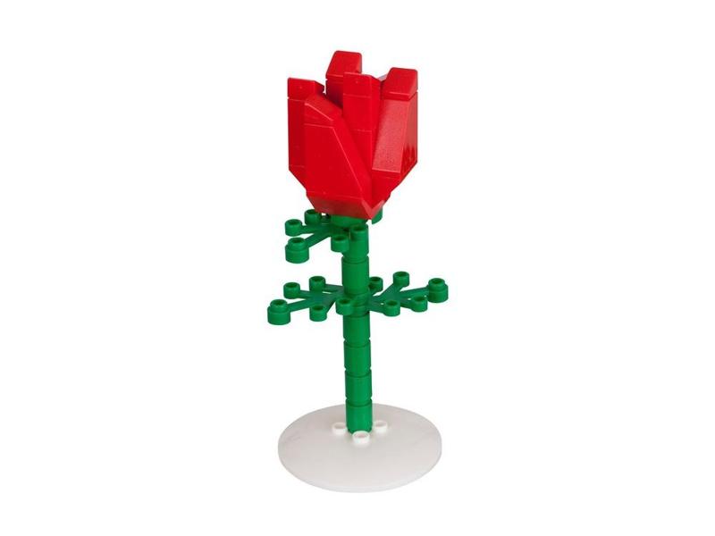BRICK VALENTINE ROSE (LEG0)