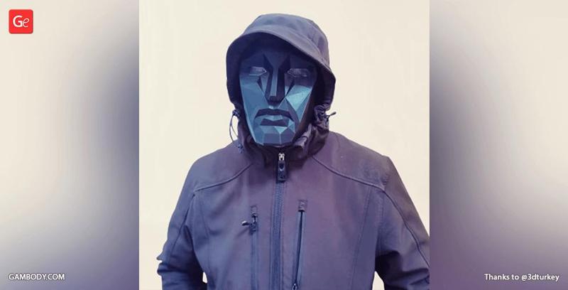 Squid Game Mask  STL files for 3D Printing | Assembly Model