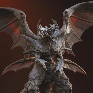 Destoroyah STL files for 3D Printing | Assembly Model