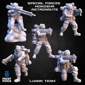 Lunar Team x5 - Mokosha Astronauts - Narok Prison Collection