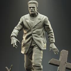 Frankenstein's Monster STL files for 3D Printing | Assembly Model