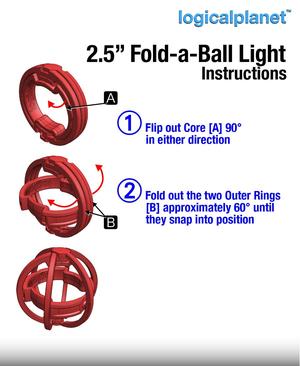 Fold-a-Ball LIGHT - A foldable ball that fits in your pocket
