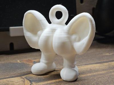 Ass with Ears - keychain, talisman, sculpture