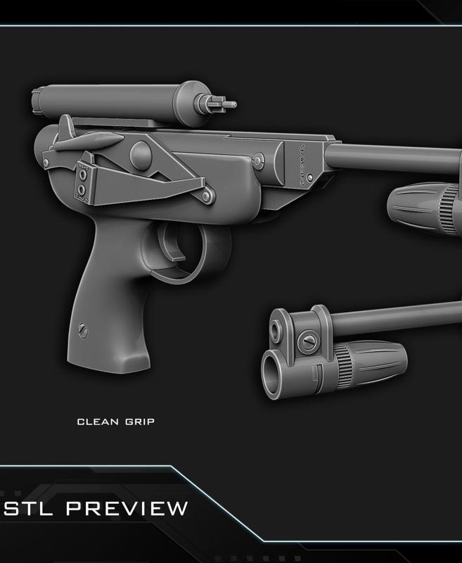 N5's blaster with functional trigger