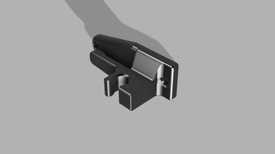 Ski and ski pole holder 