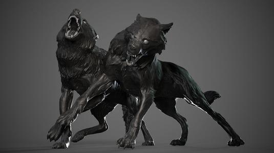 Wolves - 3D Sculpting - High Poly