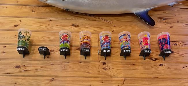 Zorbaz Cups Wall Mount Display