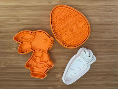 Easter cookie cutter set