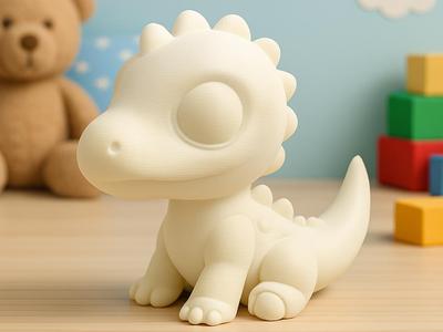 Minimalist Dino – perfect for a child's room