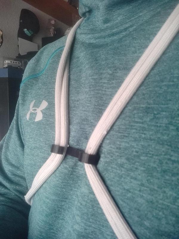 Shoulder Strap Mount for Drawstring Backpacks
