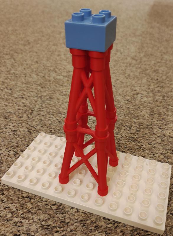 Taper / adaptor for Duplo / Hubelino compatible pillars