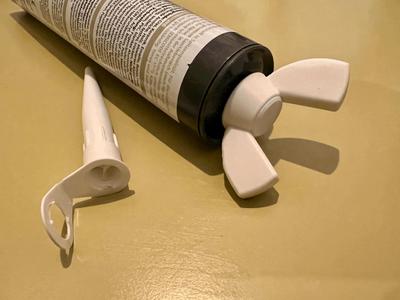 silicone tube/cartridge/cartouche cap/cover