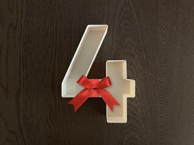 Fillable Numbers 0–9 (Birthday Gift Box)